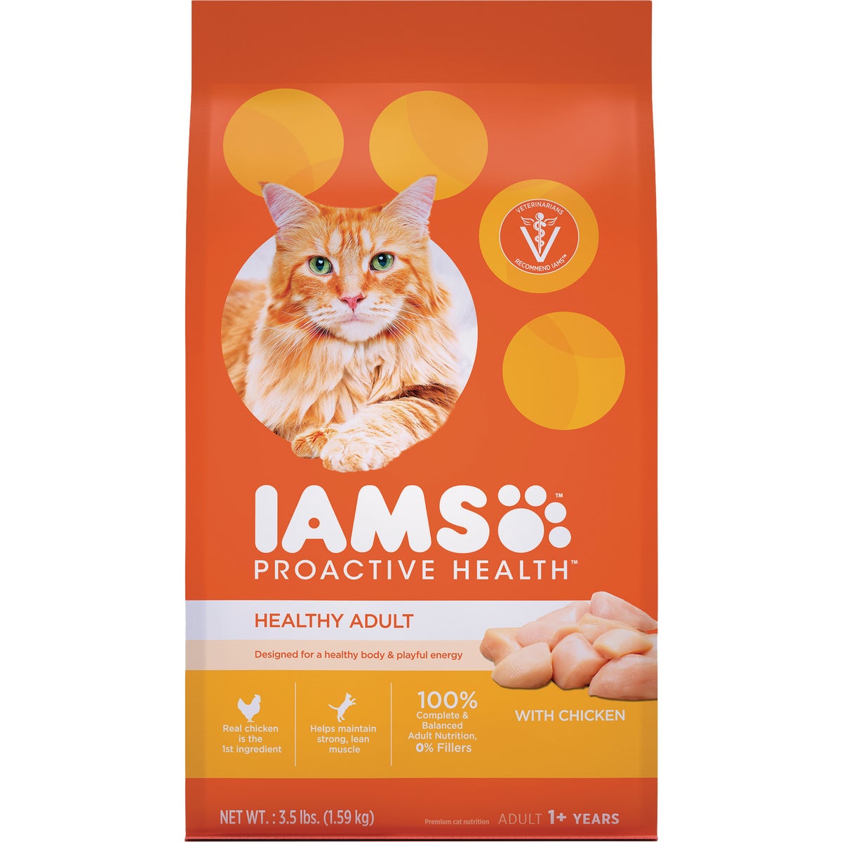 Iams Proactive Health 3.5 Lb. Chicken Flavor Adult Dry Cat Food