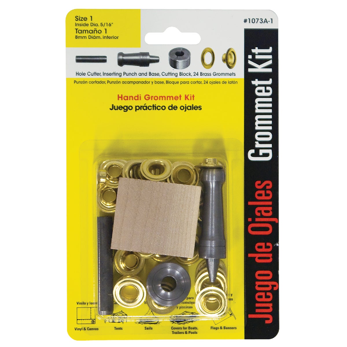 Lord & Hodge 5/16 In. Brass Grommet Kit