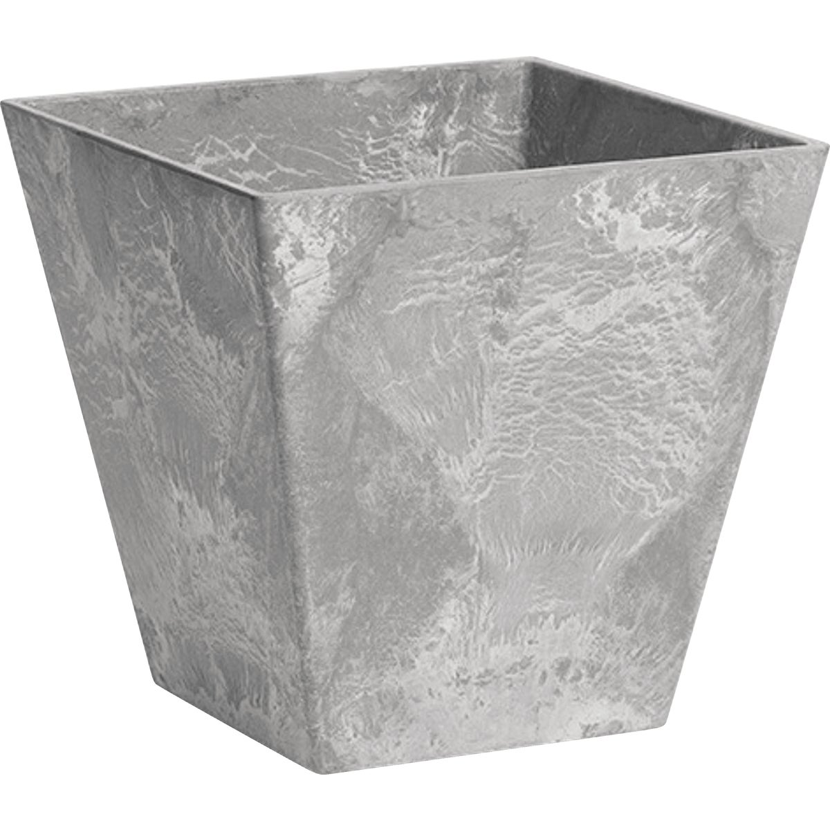 Novelty ArtStone Ella 8 In. W. x 8 In. H. x 8 In. L. Gray Resin Planter