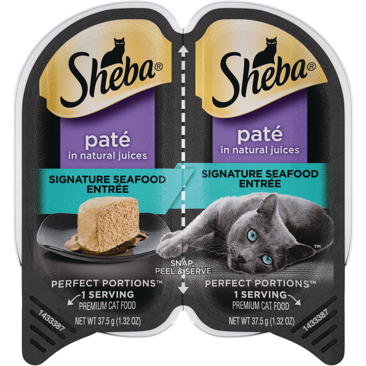 Sheba Perfect Portions Pate 2.6 Oz. Adult Signature Seafood Wet Cat Food