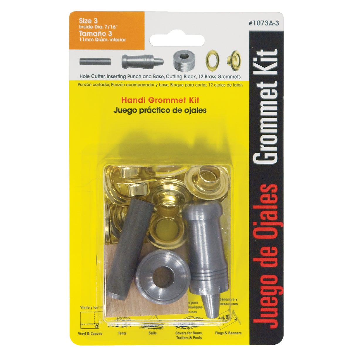 Lord & Hodge 7/16 In. Brass Grommet Kit