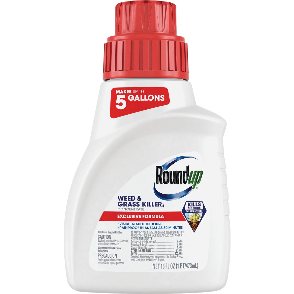 Roundup Exclusive Formula 16 Oz. Concentrate Weed & Grass Killer