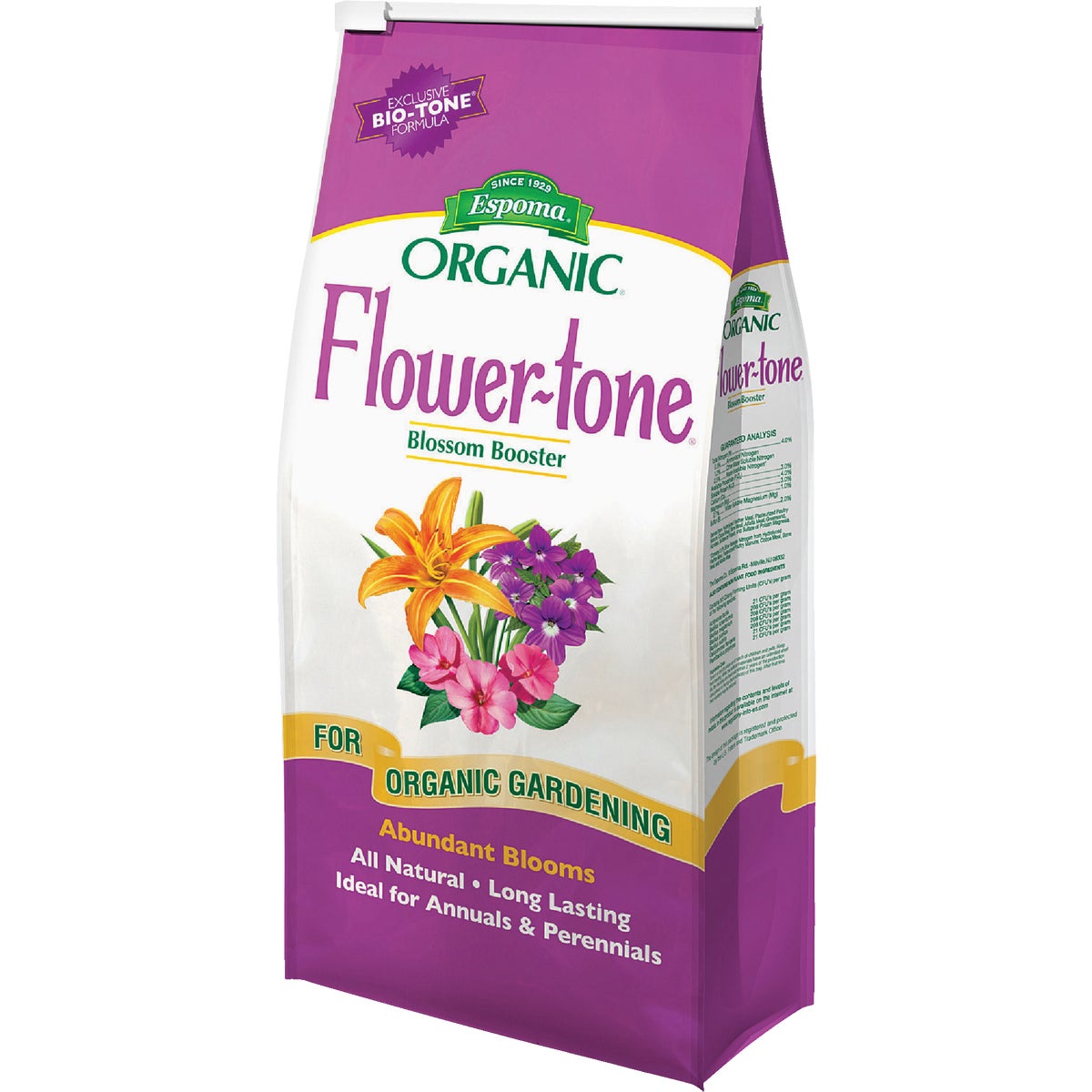 Espoma Organic 4 Lb. 3-4-5 Flower-tone Dry Plant Food