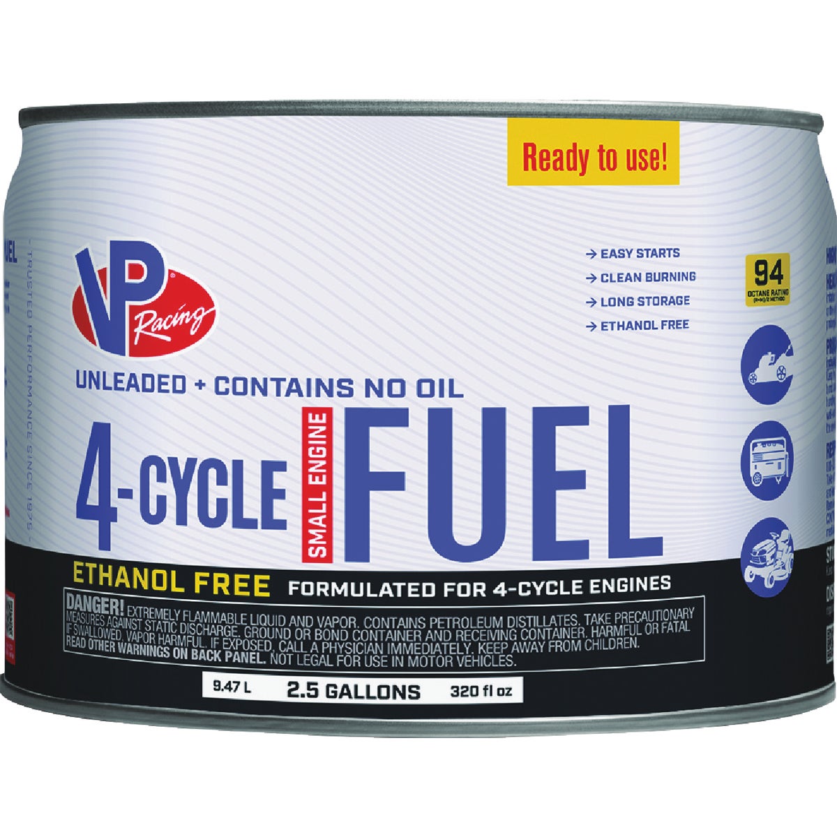 VP Small Engine Fuels 2.5 Gal. Ethanol-Free 4-Cycle Fuel