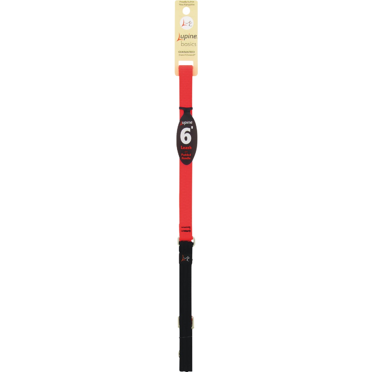 Lupine 3/4 In. x 6 Ft. Blaze Orange Dog Leash