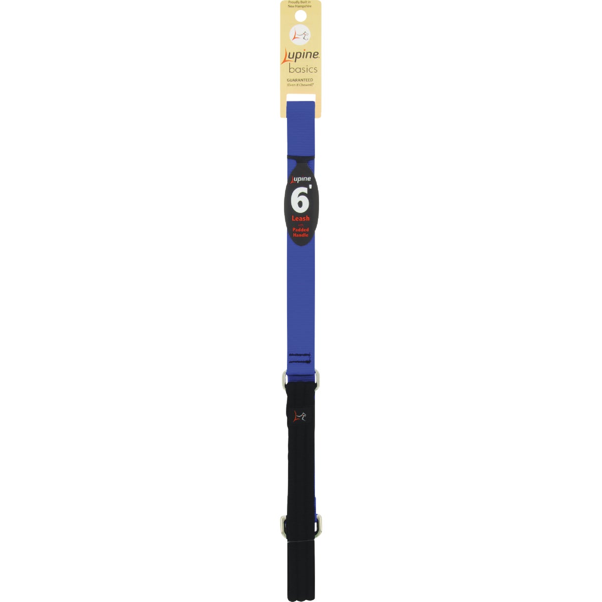 Lupine 1 In. x 6 Ft. Blue Dog Leash