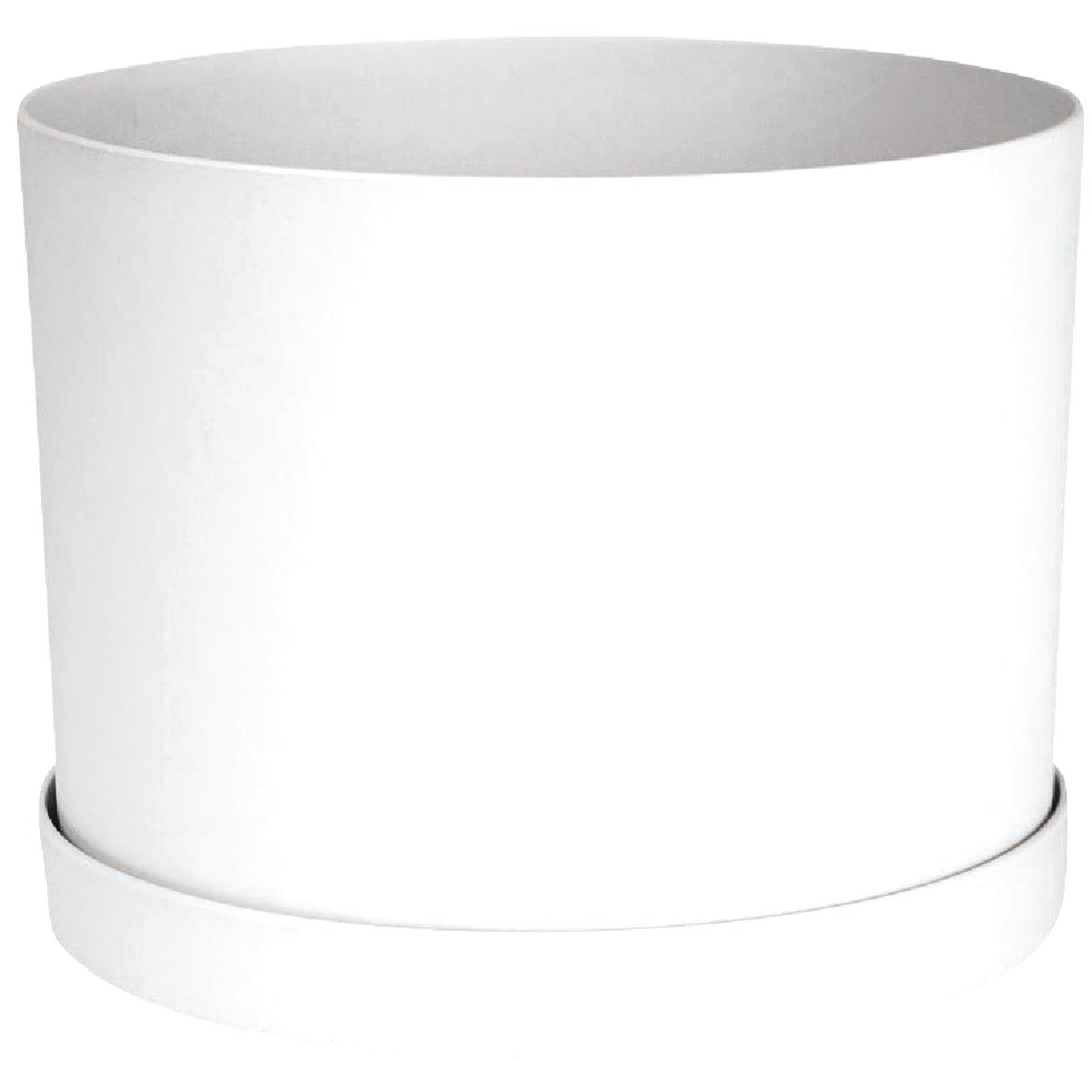 Bloem Mathers Collection 6 In. White Plastic Planter