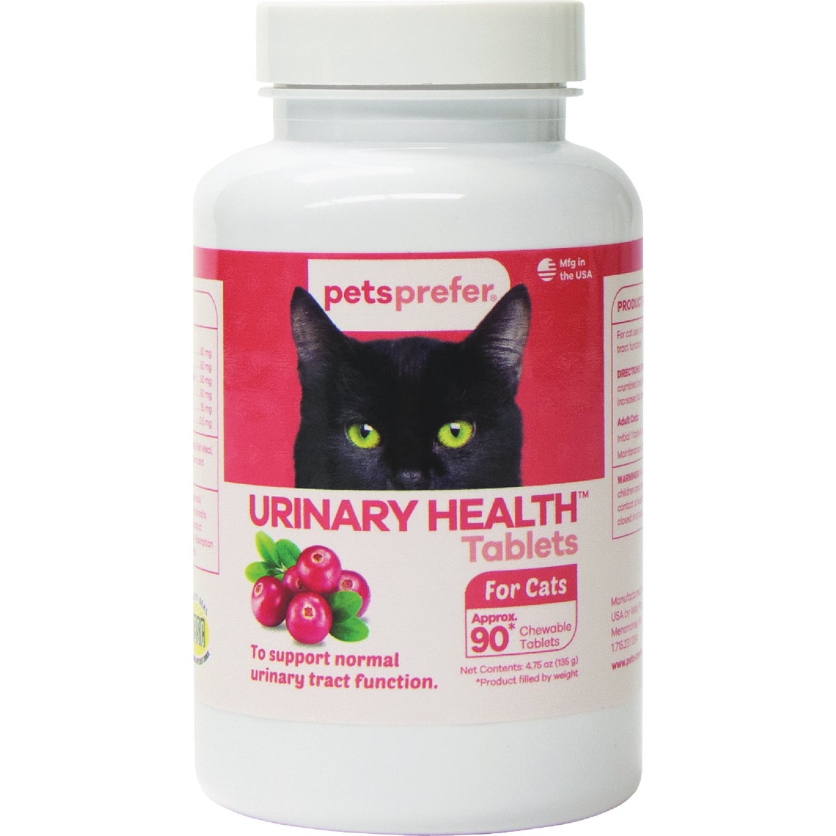 Pets Prefer Urinary Health Tablets for Cats (90-Count)