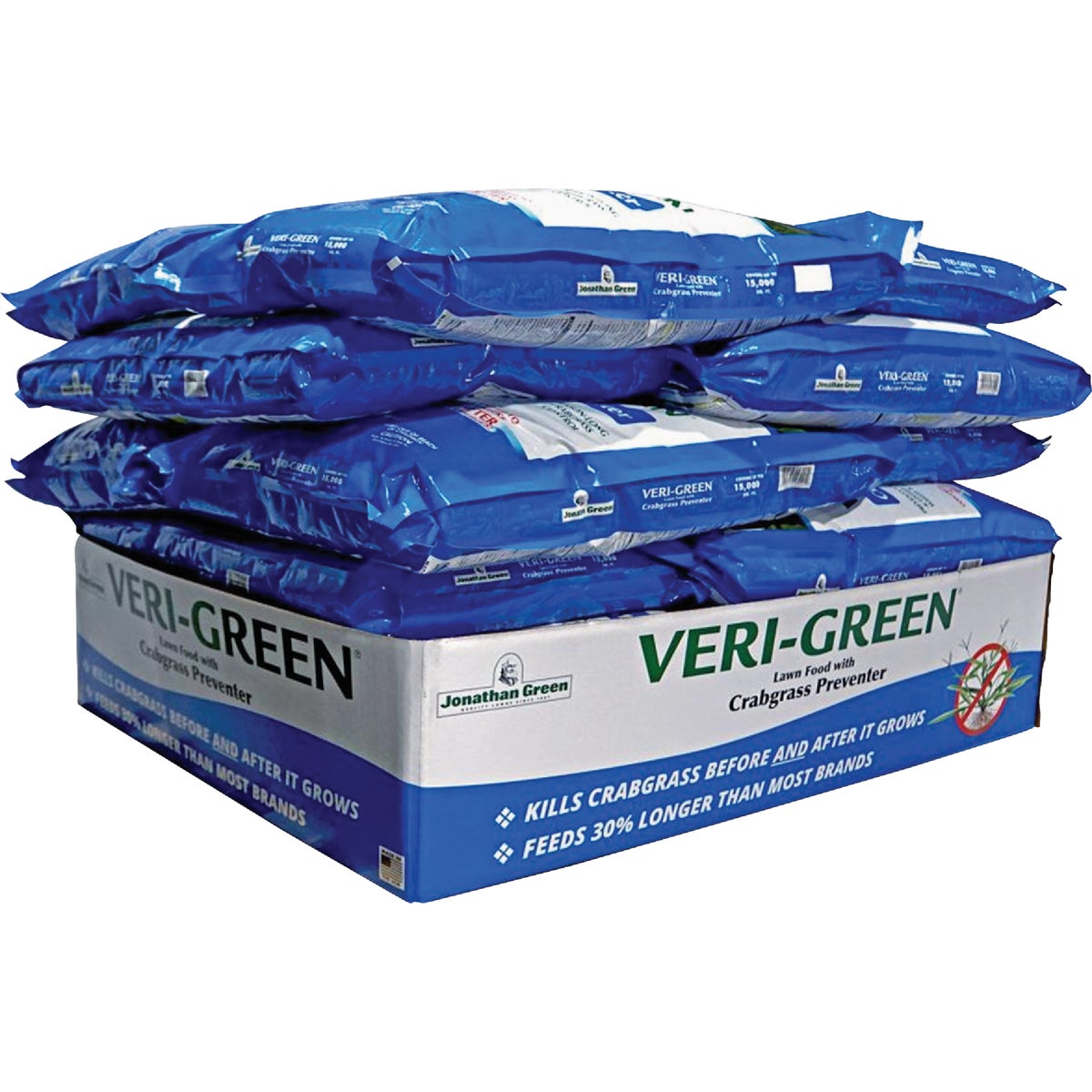 Jonathan Green Veri-Green 45 Lb. 15,000 Sq. Ft. 22-0-3 Lawn Fertilizer with Crabgrass Preventer
