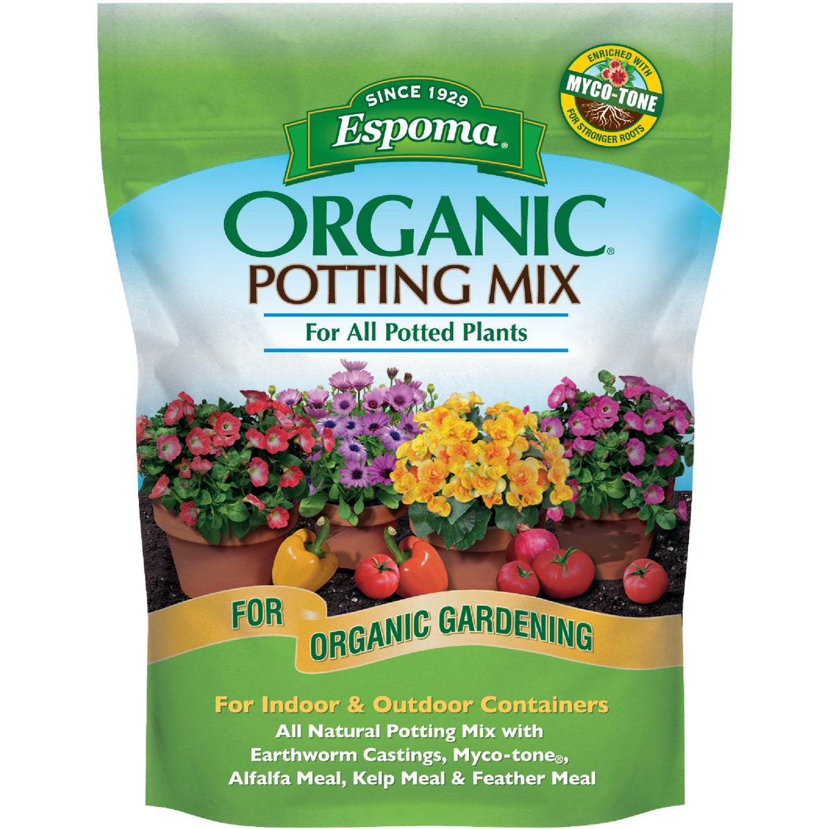 Espoma Organic 4 Qt. 3-1/2 Lb. Indoor & Outdoor Container Plant Potting Soil Mix