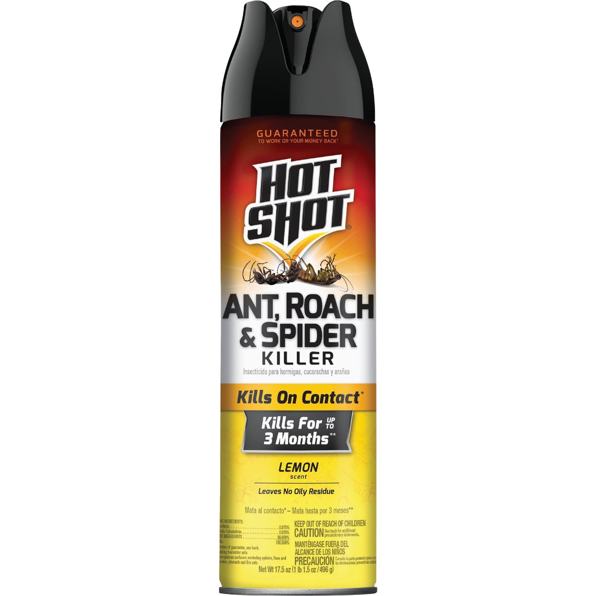 Hot Shot 17.5 Oz. Lemon Fresh Scent Aerosol Spray Ant, Roach, & Spider Killer