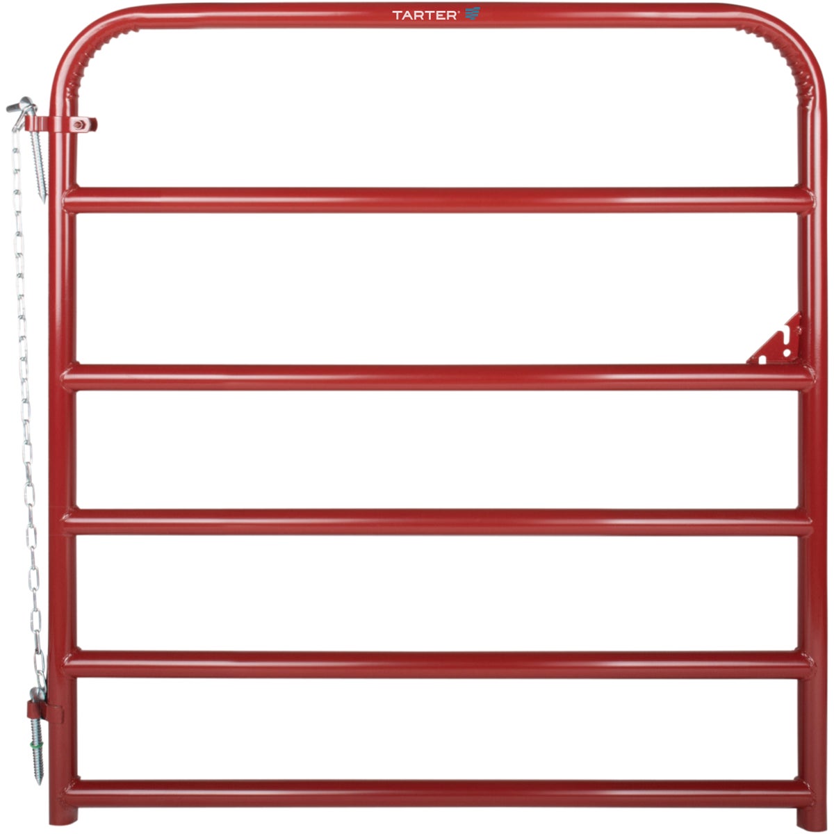 Tarter 50 In. H. x 4 Ft. L. x 1-3/4 In. Tube Diameter Red Economy Tube Gate
