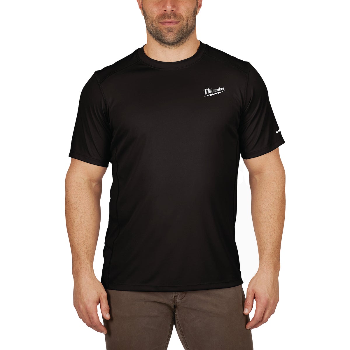 Milwaukee WorkSkin Men's 2XL Black Short Sleeve Lightweight Performance Shirt