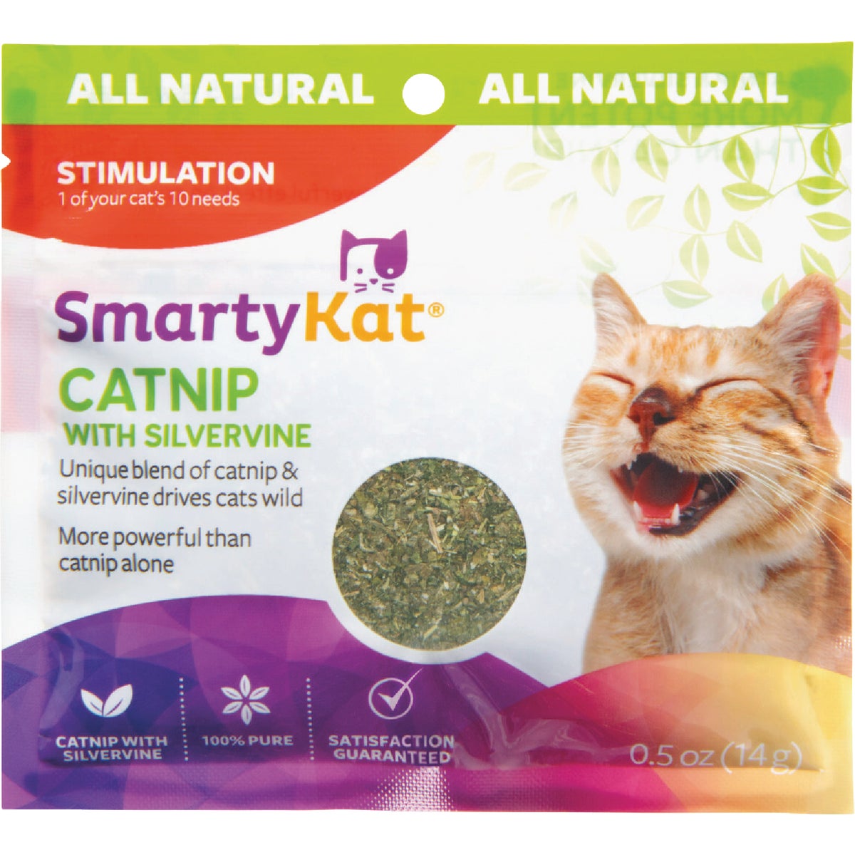 SmartyKat 0.5 Oz. Catnip with Silvervine