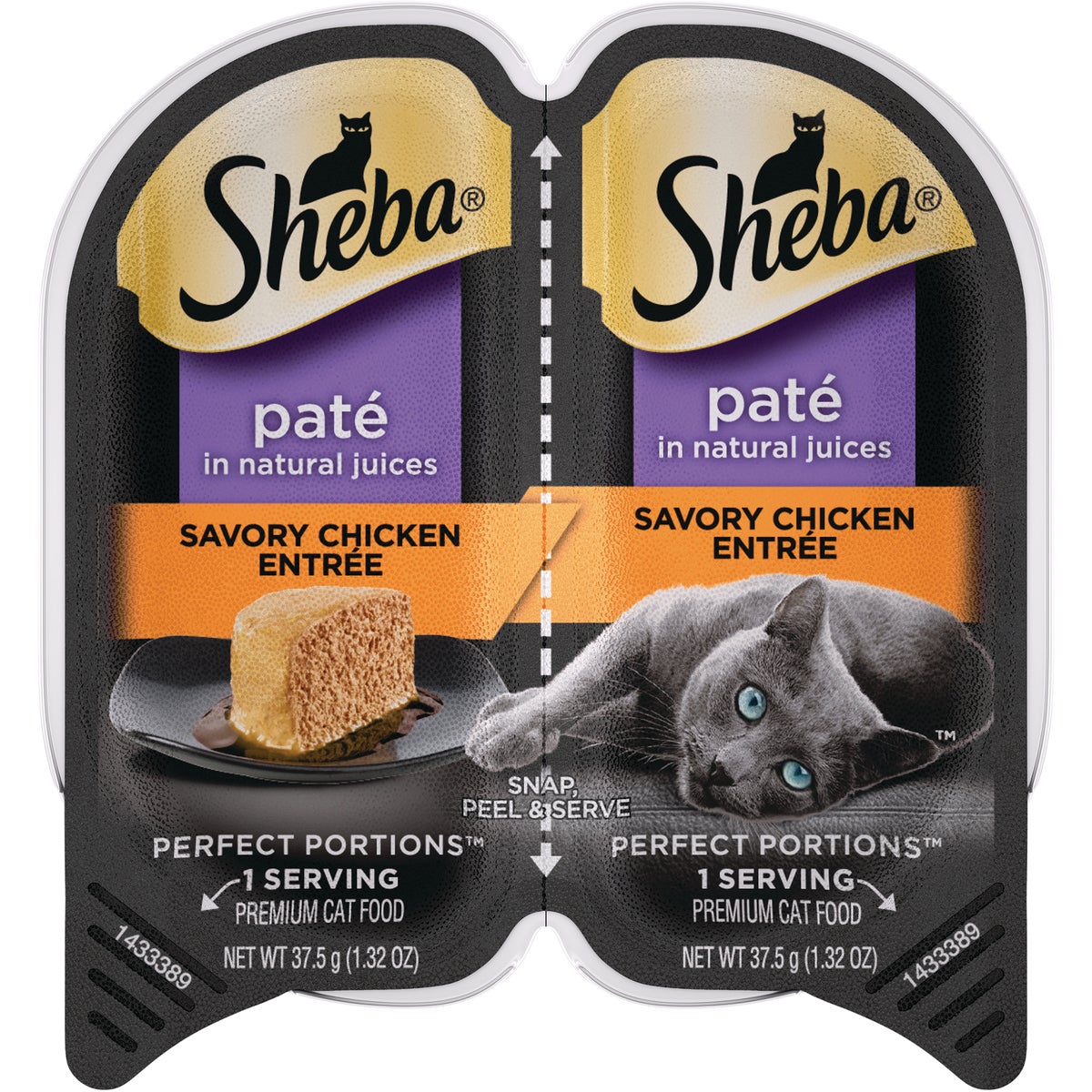 Sheba Perfect Portions Pate 2.6 Oz. Adult Savory Chicken Wet Cat Food