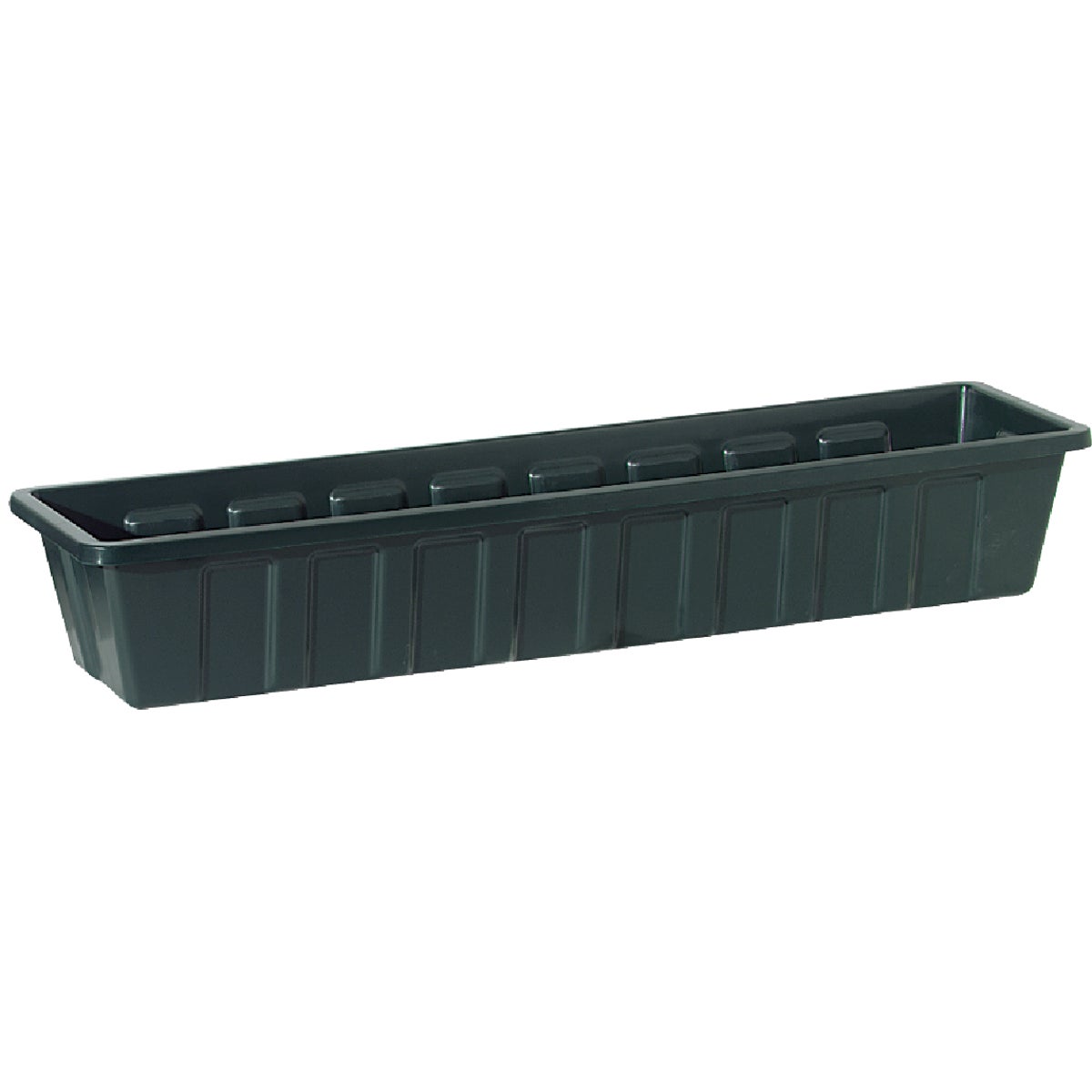 Novelty Poly-Pro 36 In. Polypropylene Hunter Green Flower Box Planter