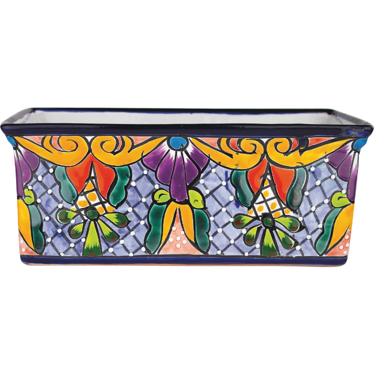 Syndicate Home and Garden 12 In. Verona Rectangle Clay Planter