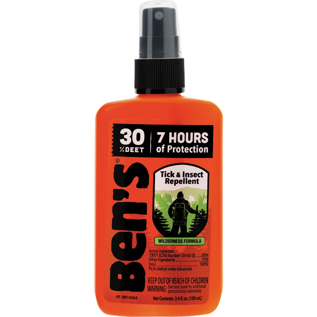 Ben's 30% Deet 3.4 Oz. Insect Repellent Pump Spray