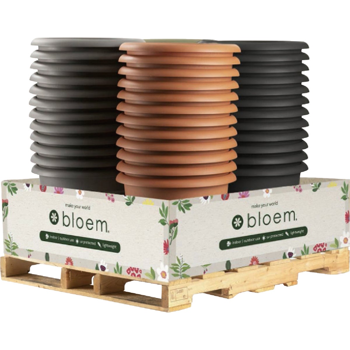 Bloem Ariana 20 In. Core Planter Display (48-Piece)