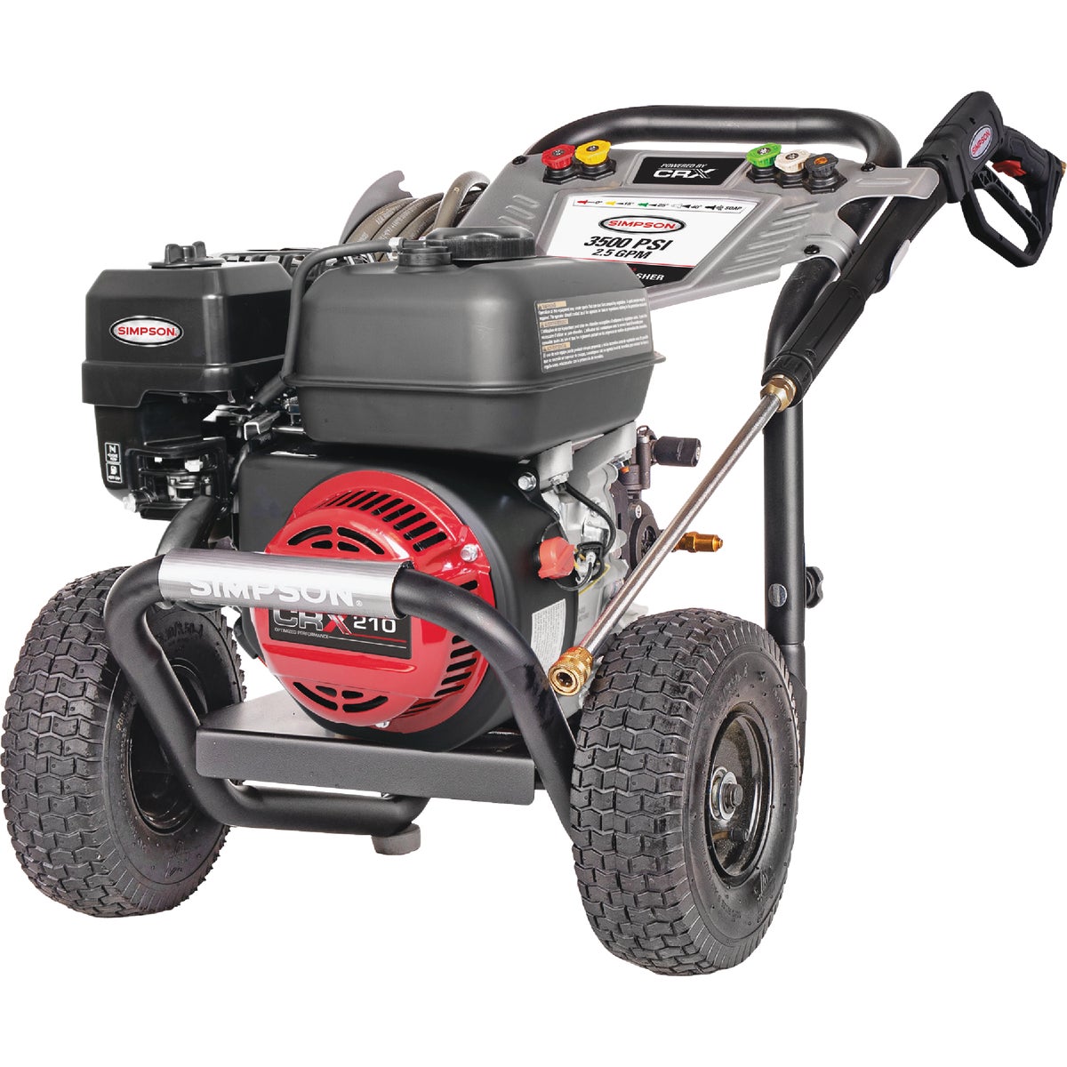 Simpson PowerShot 3500 psi 2.5 GPM Cold Water Professional Gas Pressure Washer