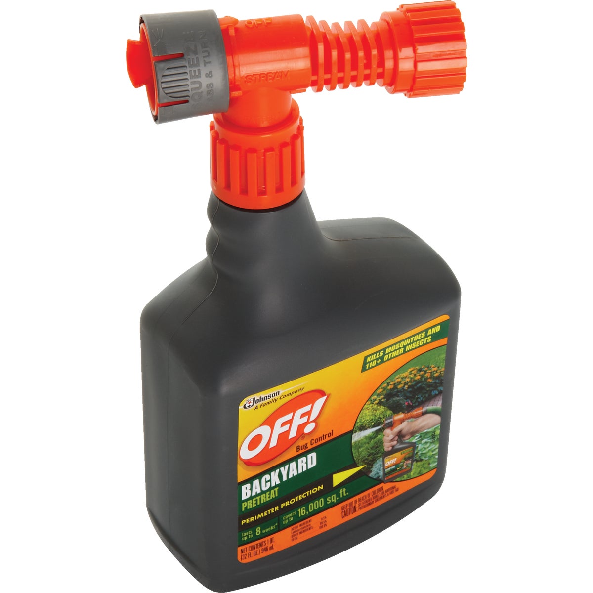 OFF! Bug Control Backyard Protection 32 Oz. Ready To Spray Hose End Insect Killer