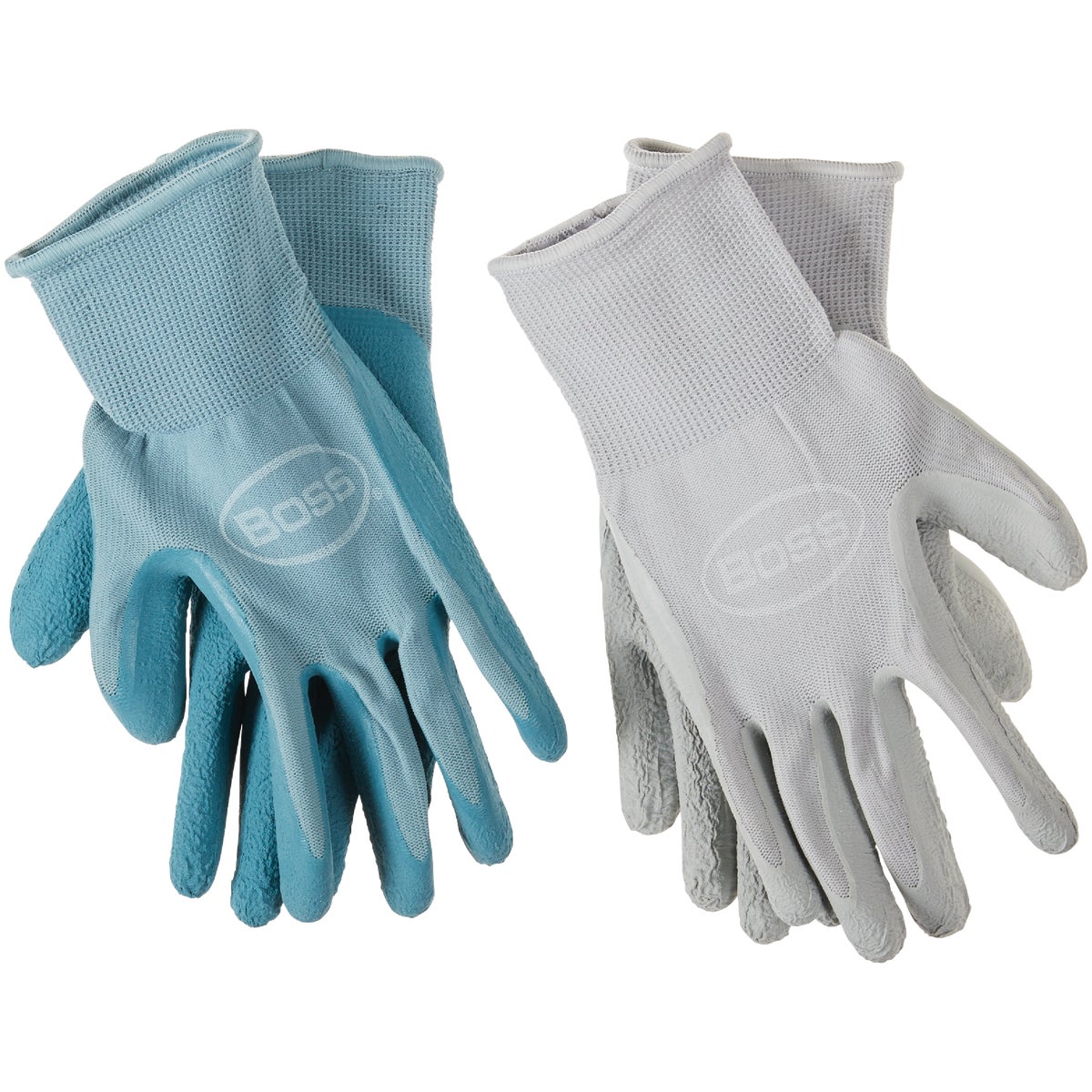 Boss Tactile Grip Men's Large Latex Coated Glove (2-Pack)