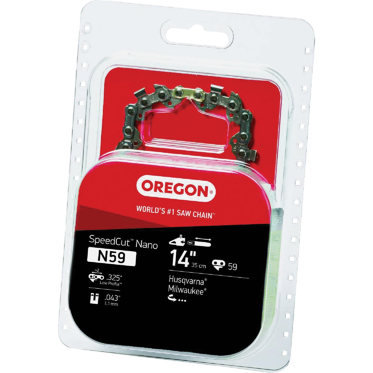 Oregon SpeedCut Nano 14 In. 0.325 Low Profile Chainsaw Chain