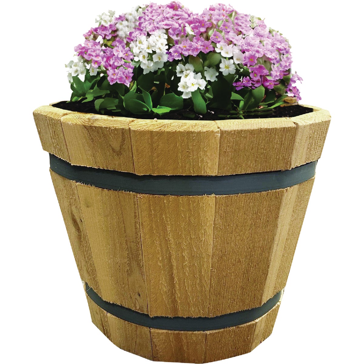 Real Wood Products Small 1 Cu. Ft. Cedar Tub Planter