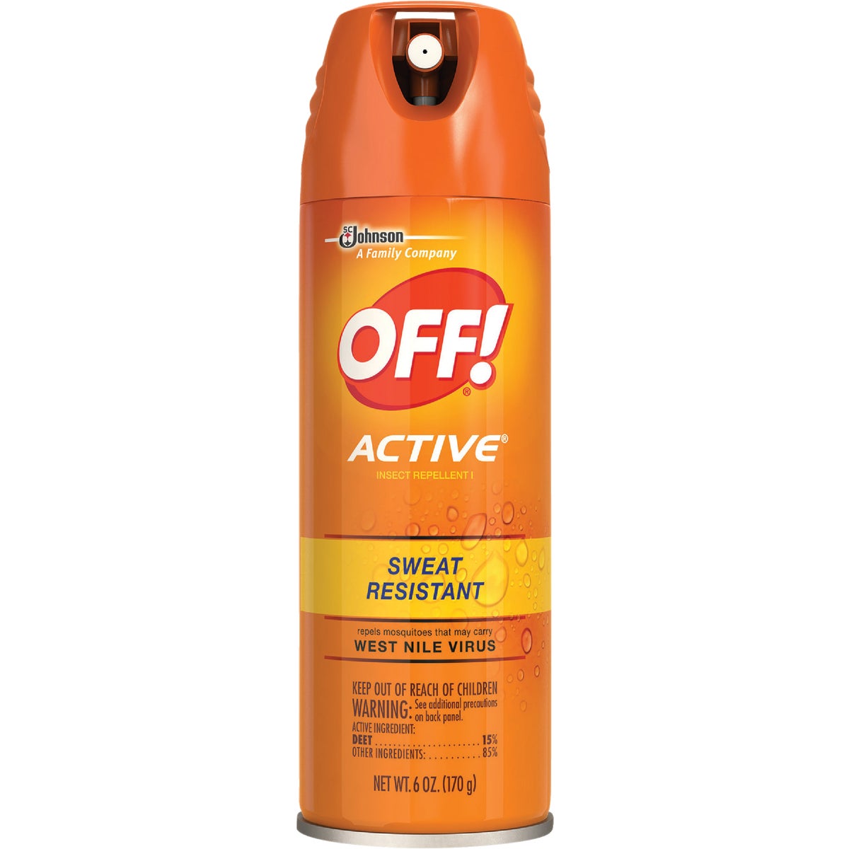 Off Active 6 Oz. Insect Repellent Aerosol Spray