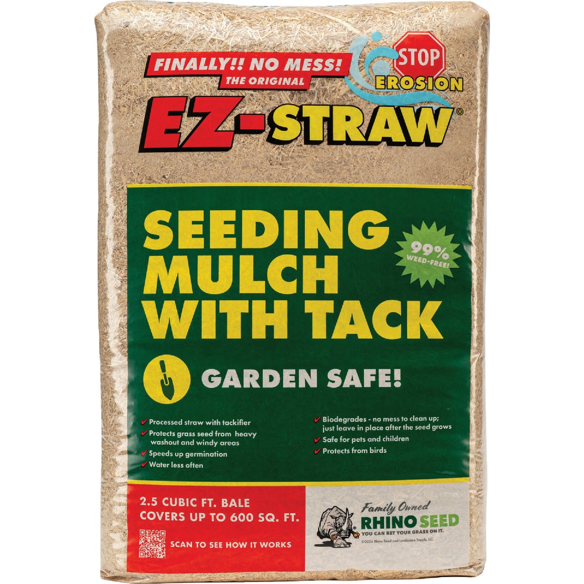 EZ Straw 2.5 Cu. Ft. Straw Seeding Mulch