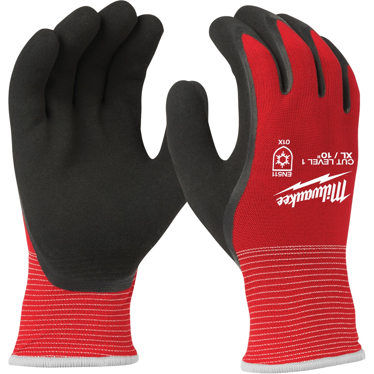 Milwaukee Unisex XL Latex Coated Cut Level 1 Insulated Work Glove