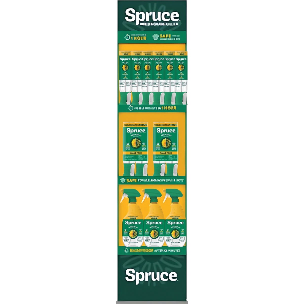 Spruce Weed Killer Floor Display