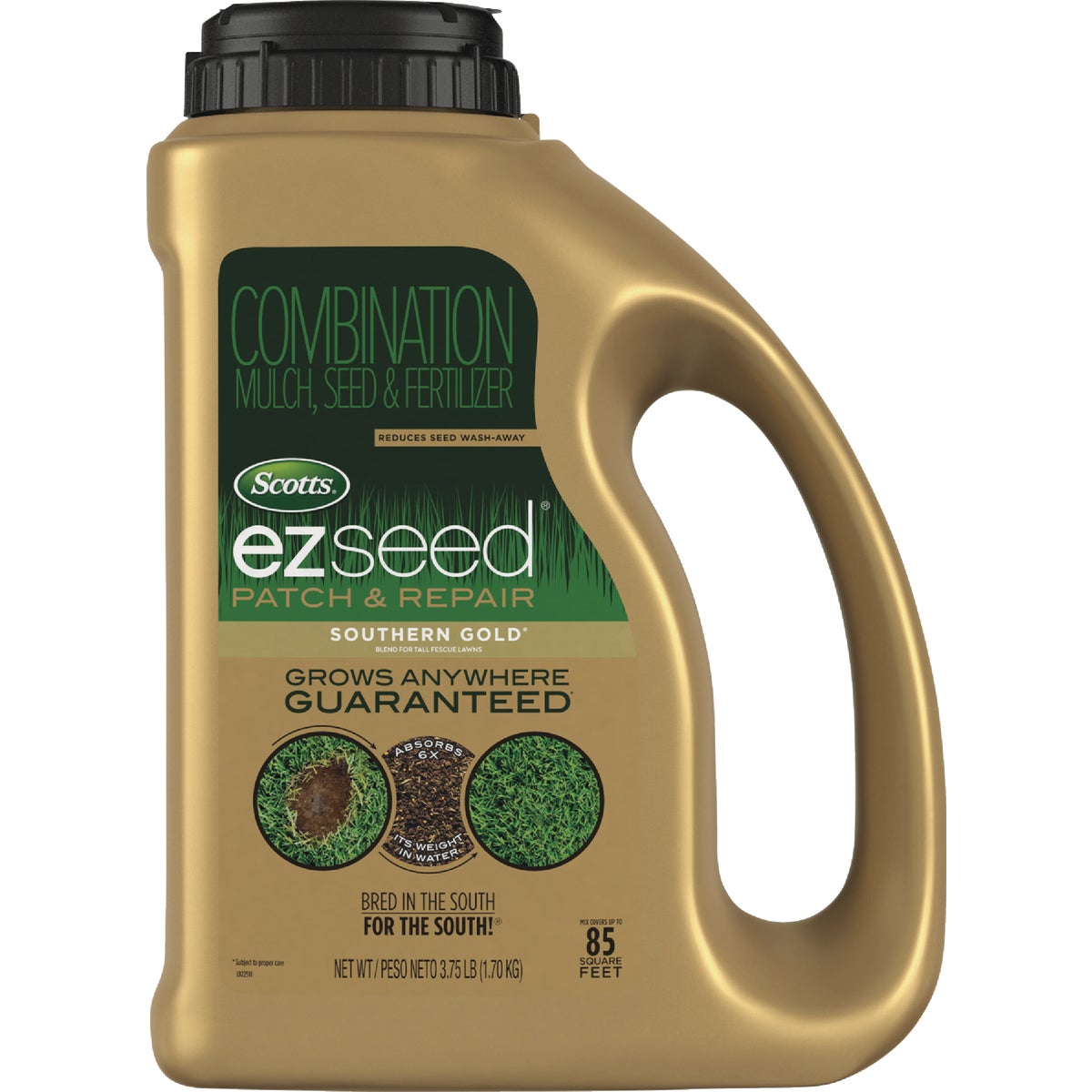 Scotts EZ Seed 3.75 Lb. 85 Sq. Ft. Patch & Repair Southern Gold Mulch, Seed and Fertilizer Combination