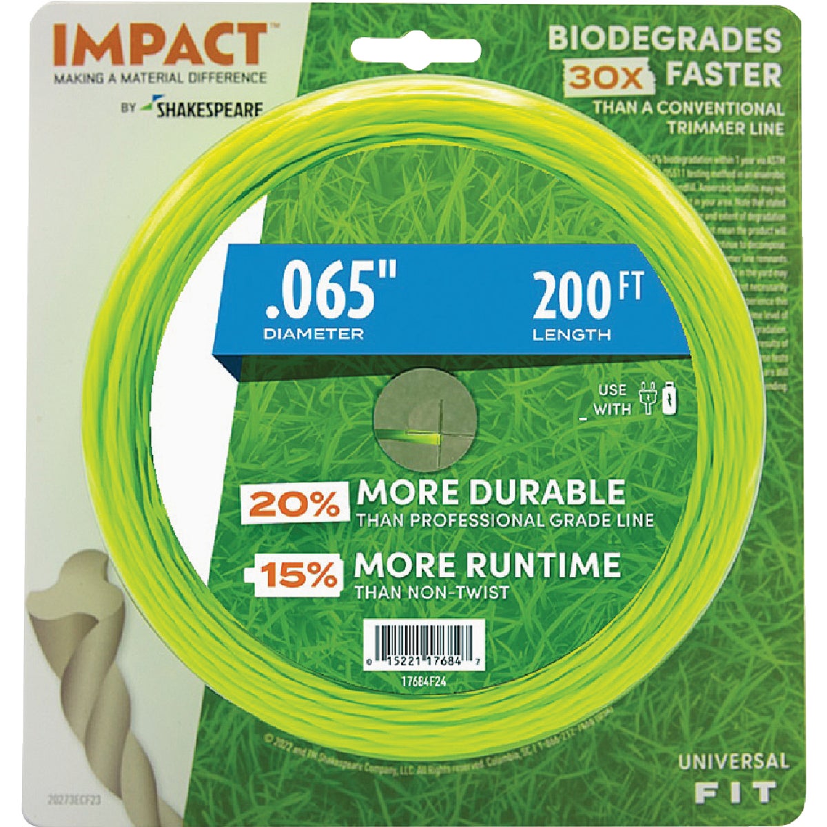 Shakespeare Impact .065 In. x 200 Ft. Trimmer Line