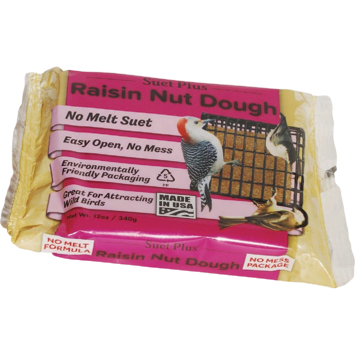 Suet Plus 12 Oz. Raisin Nut Suet Dough