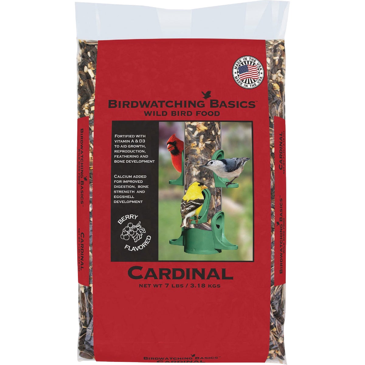 Birdwatching Basics 7 Lb. Cardinal Blend Wild Bird Food