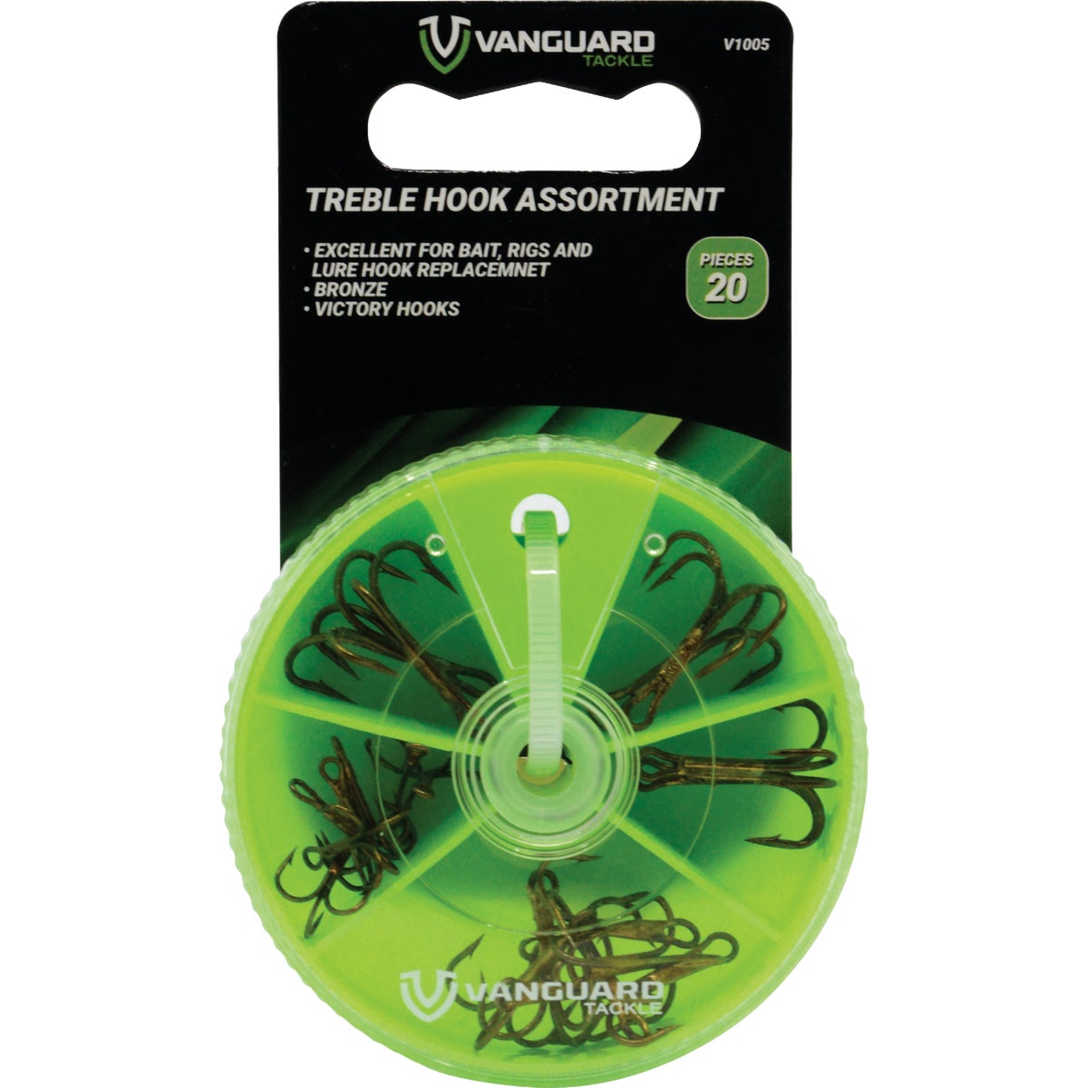 Vanguard Treble Hook Assortment (20-Piece)