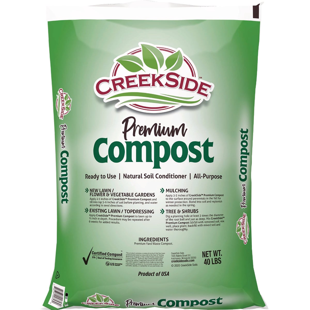 CreekSide 40 Lb. Premium Compost