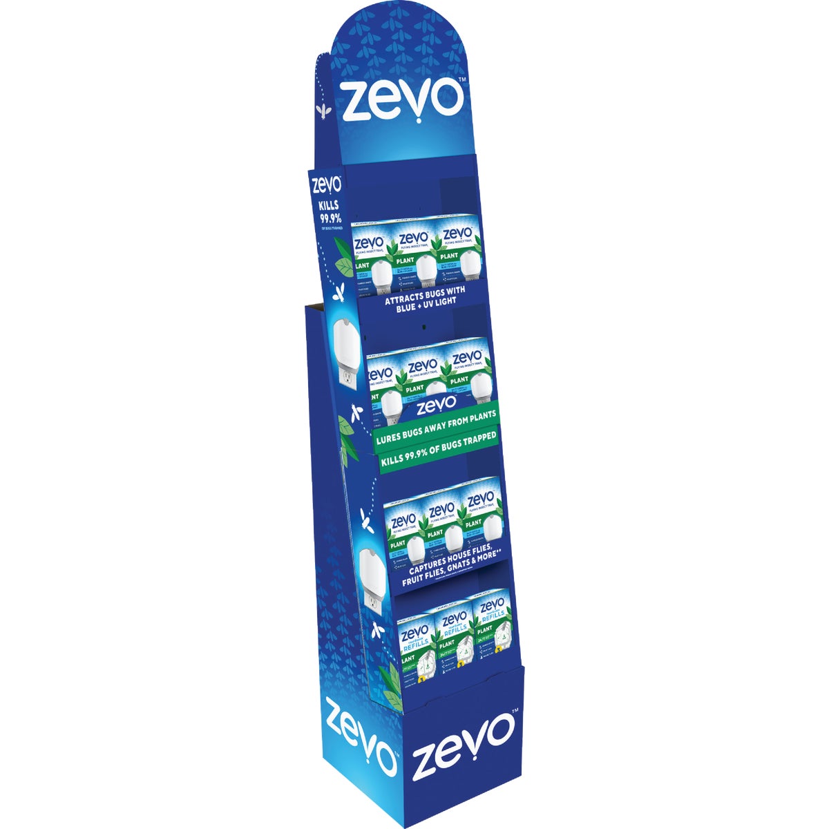 Zevo Plant Flying Insect Trap Floor Display