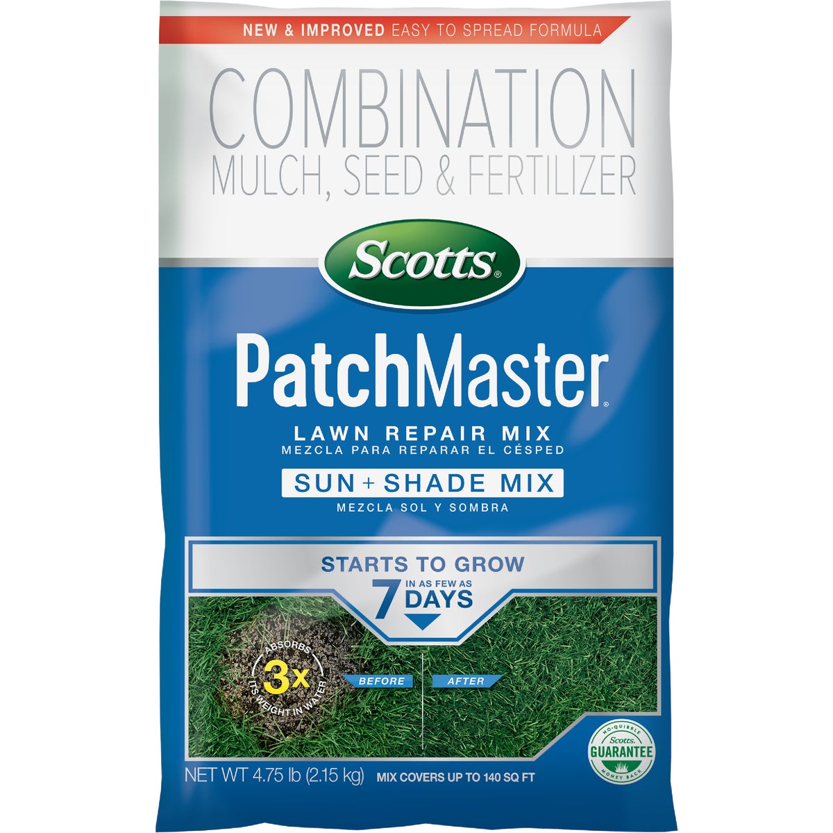 Scotts PatchMaster 4.75 Lb. 115 Sq. Ft. Coverage Sun & Shade Grass Patch & Repair
