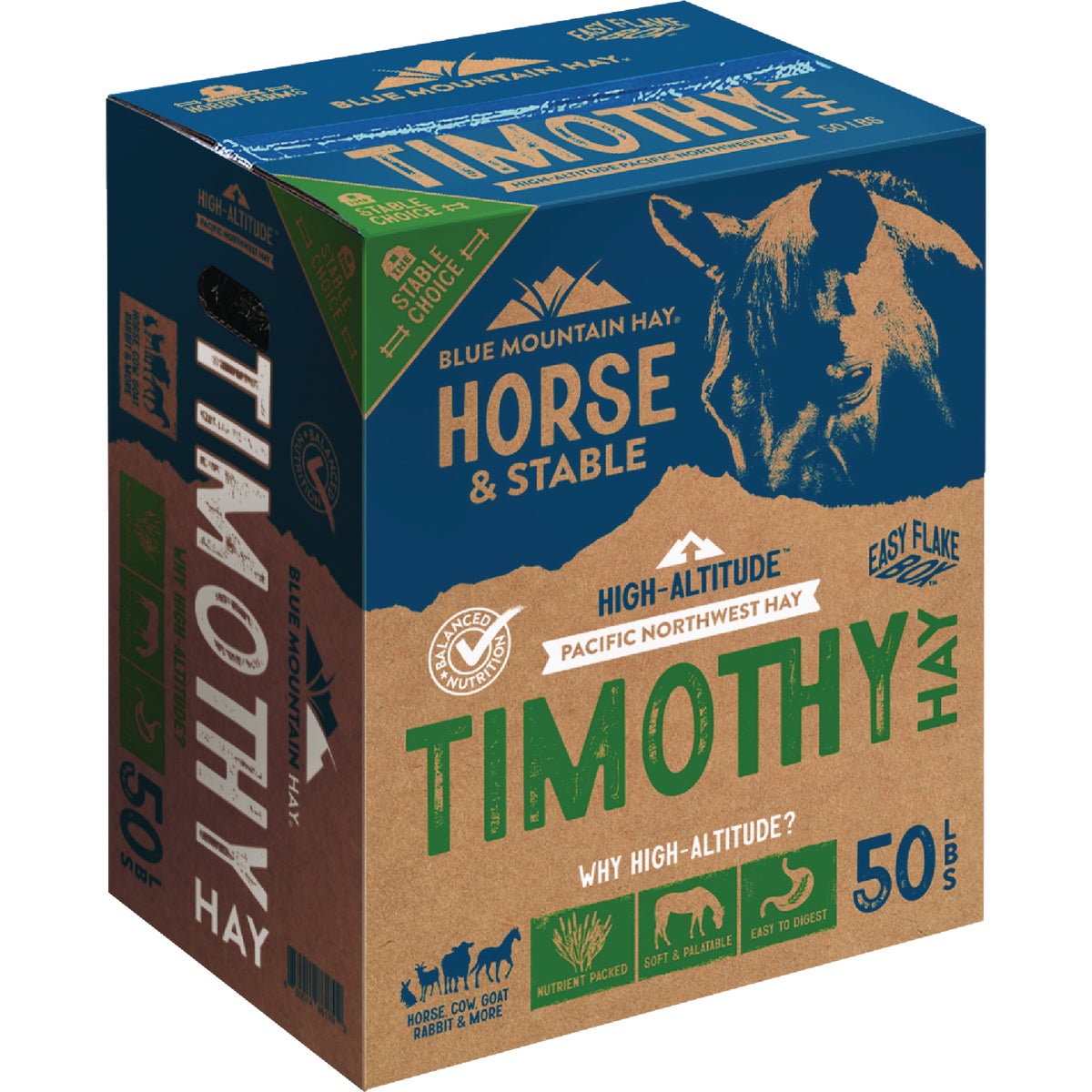 Blue Mountain Hay High Altitude 50 Lb. Timothy Hay