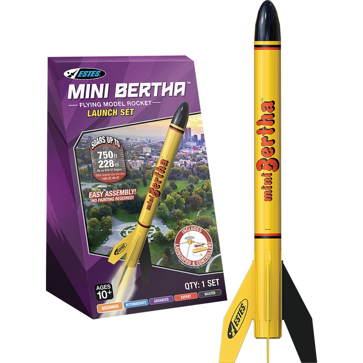 Estes Industries Mini Bertha Rocket Launch Set