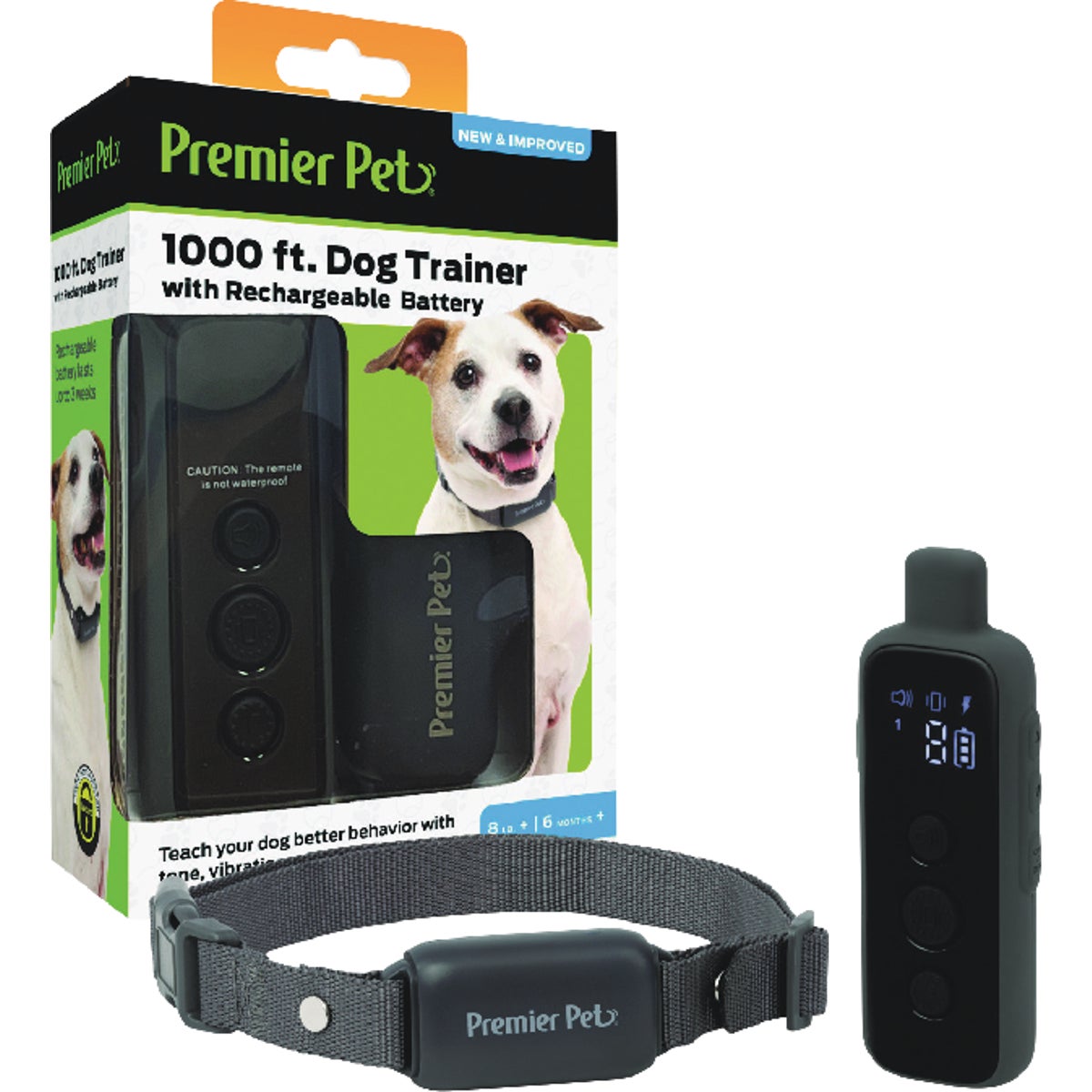 Premier Pet 1000 Ft. Dog Trainer with Rechargeable Battery