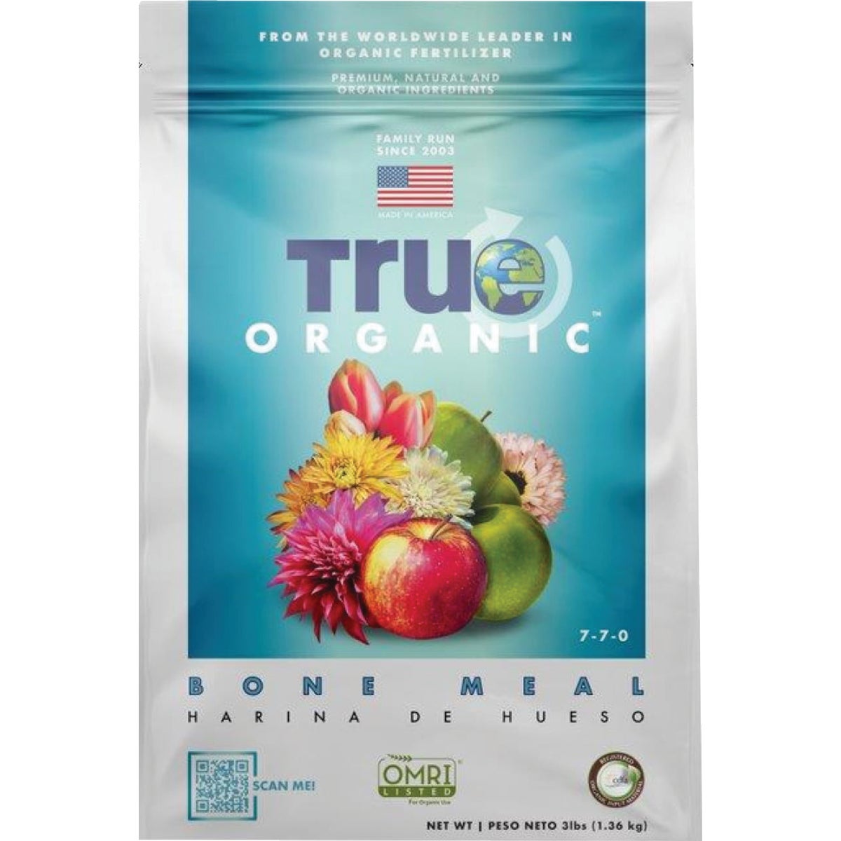 True Organic 3 Lb. 7-7-0 Bone Meal