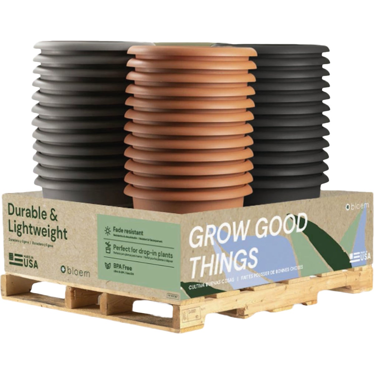 Bloem Ariana 16 In. Core Planter Display (48-Piece)