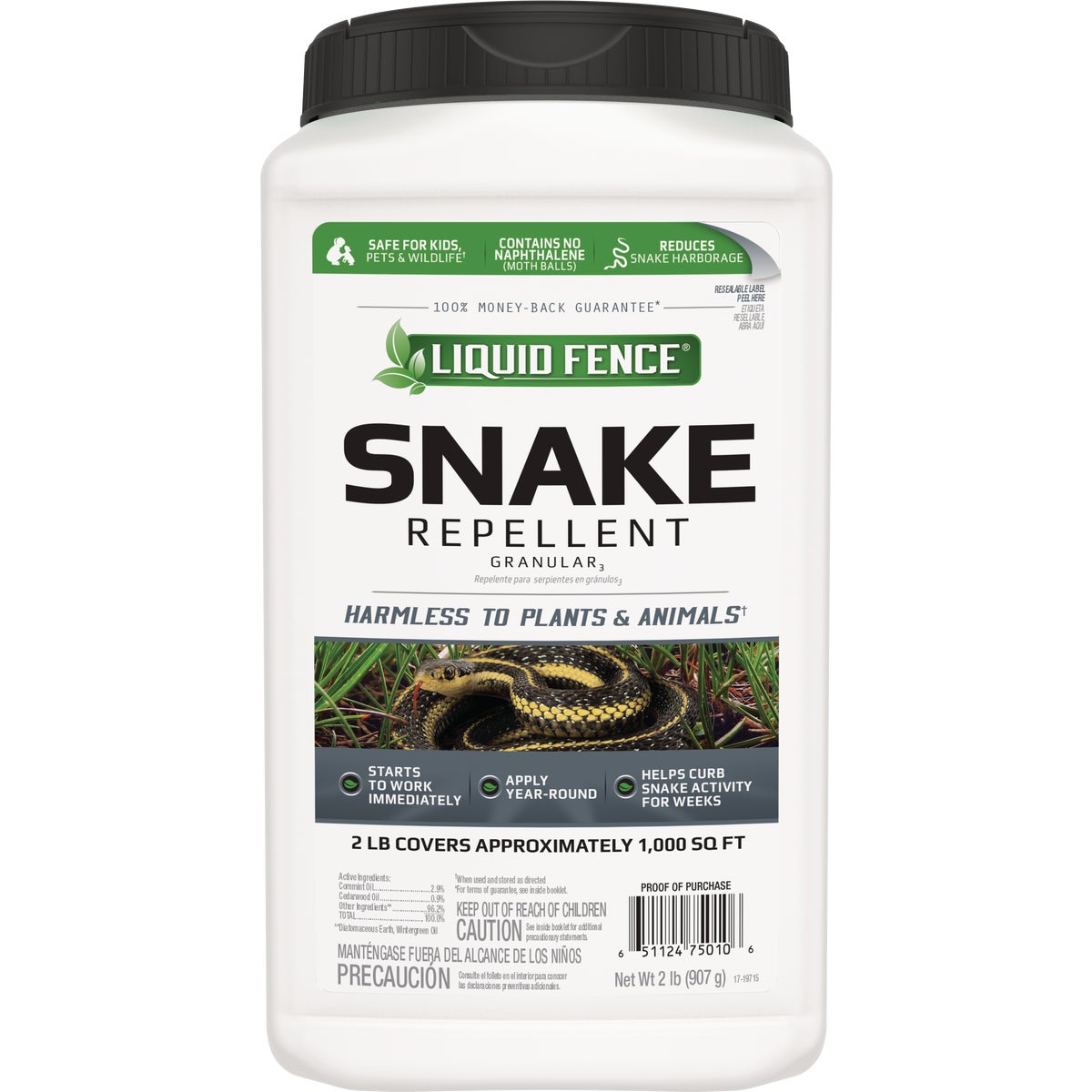 Liquid Fence 2 Lb. Ready To Use Granules Snake Repellent