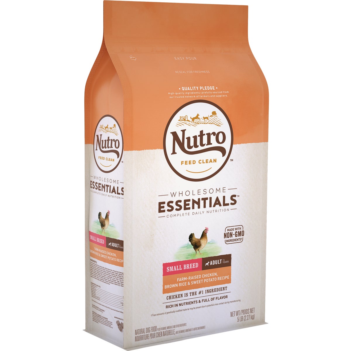 Nutro Wholesome Essentials 5 Lb. Chicken, Brown Rice, & Sweet Potato Small Breed Adult Dry Dog Food