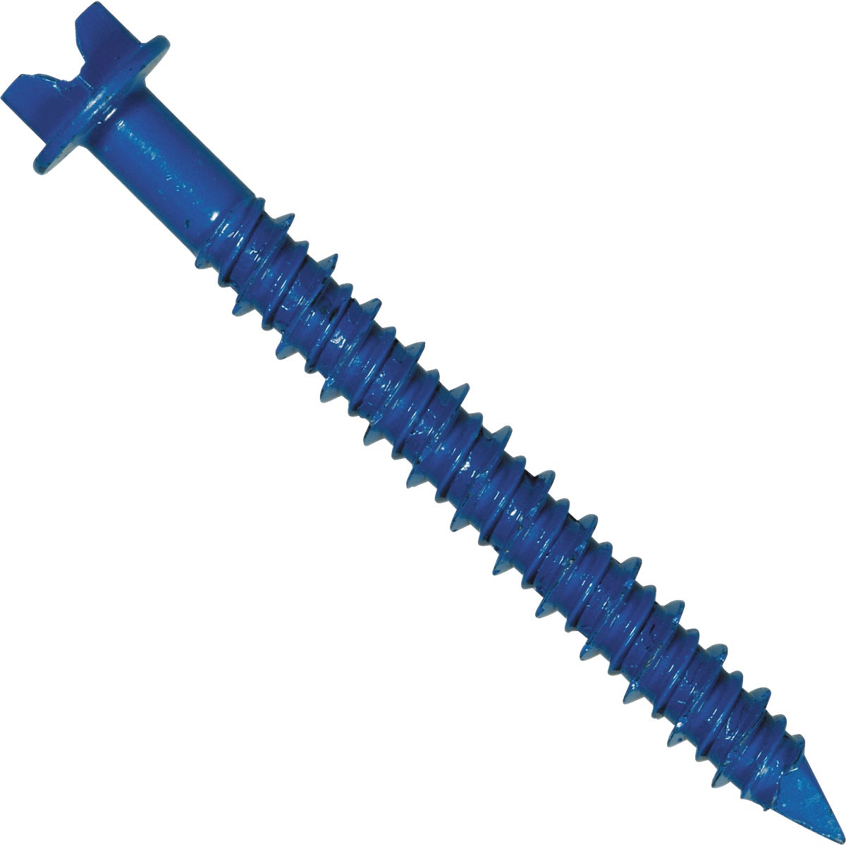 Hillman 1/4 In. x 1-3/4 In. Hex Washer Tapper Concrete Screw Anchor (100 Ct.)