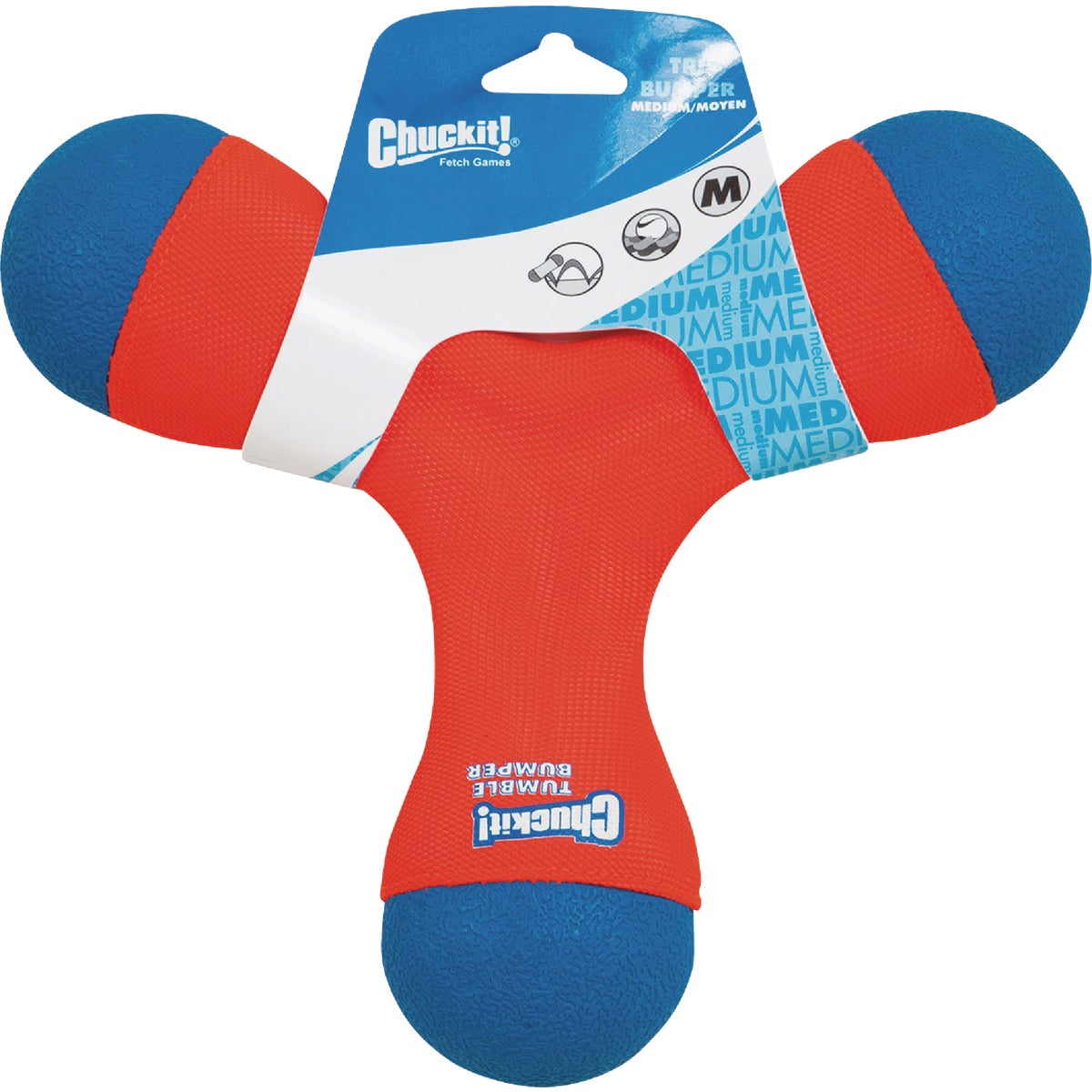 Chuckit Medium Tri-Bumper Dog Toy