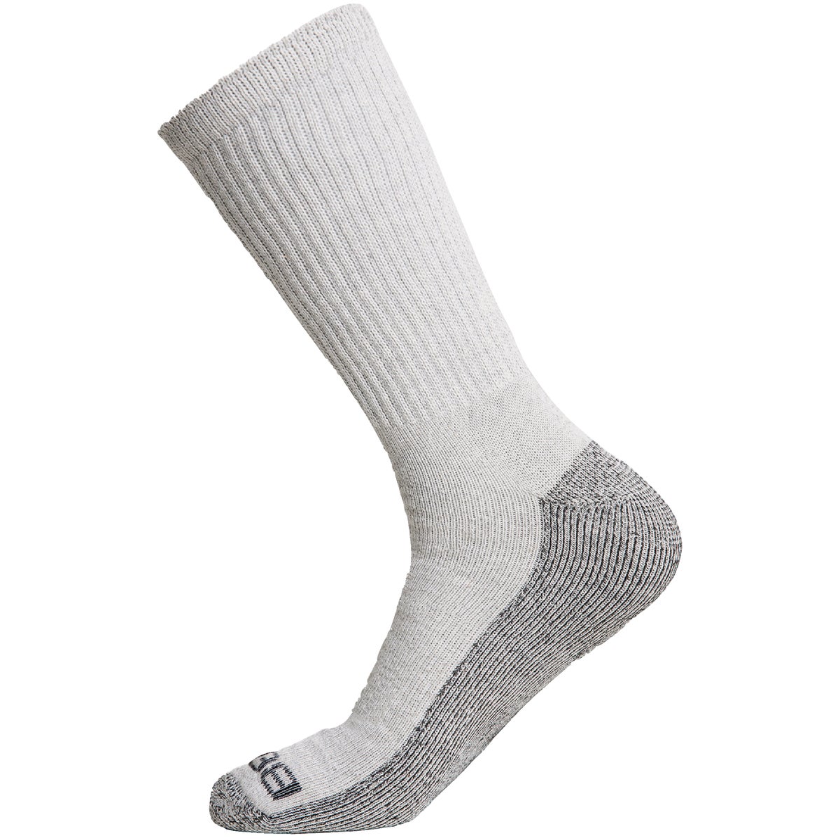 Berne Men's 6 to 12 Gray Everyday Work Crew Socks (3-Pack)